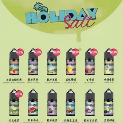 假日鹽煙油 30ML／35MG 進口電子煙油推薦 多種口味與優惠介紹｜台灣現貨