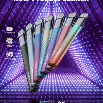 MEHA電子煙主機包裝與配件｜MEHA魅嗨五代電子煙主機 450mAh大容…